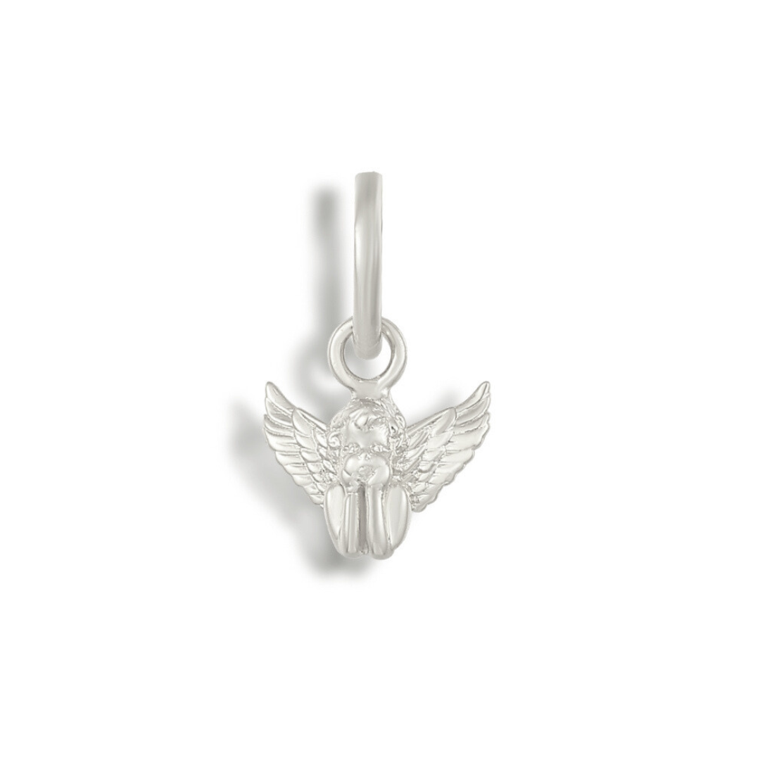 Angel Baby Charm - Silver