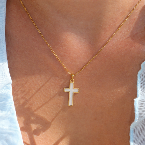 Aura Cross Necklace - EVRYJEWELS