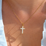 Aura Cross Necklace - EVRYJEWELS