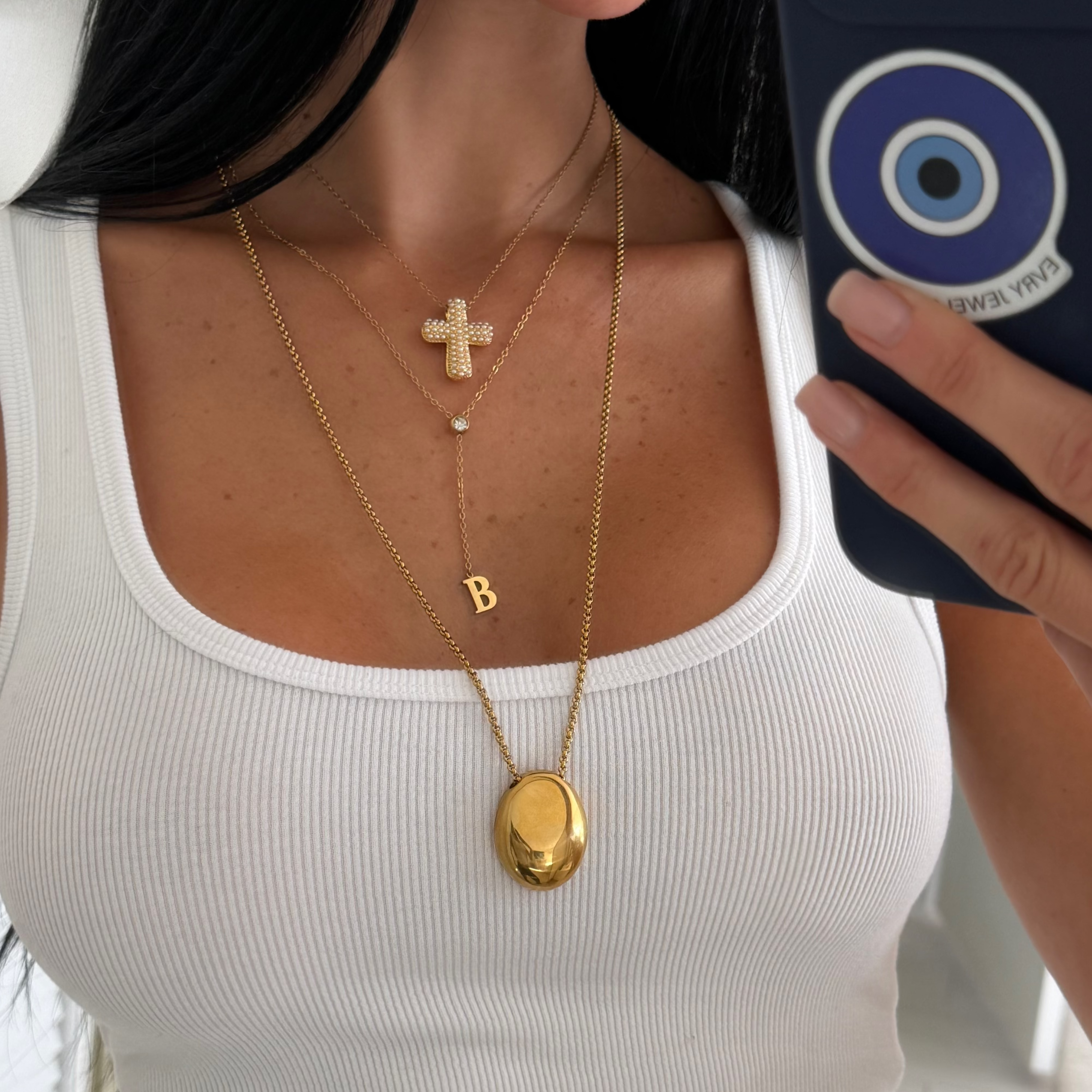 Aurora Glow Long Necklace - EVRYJEWELS