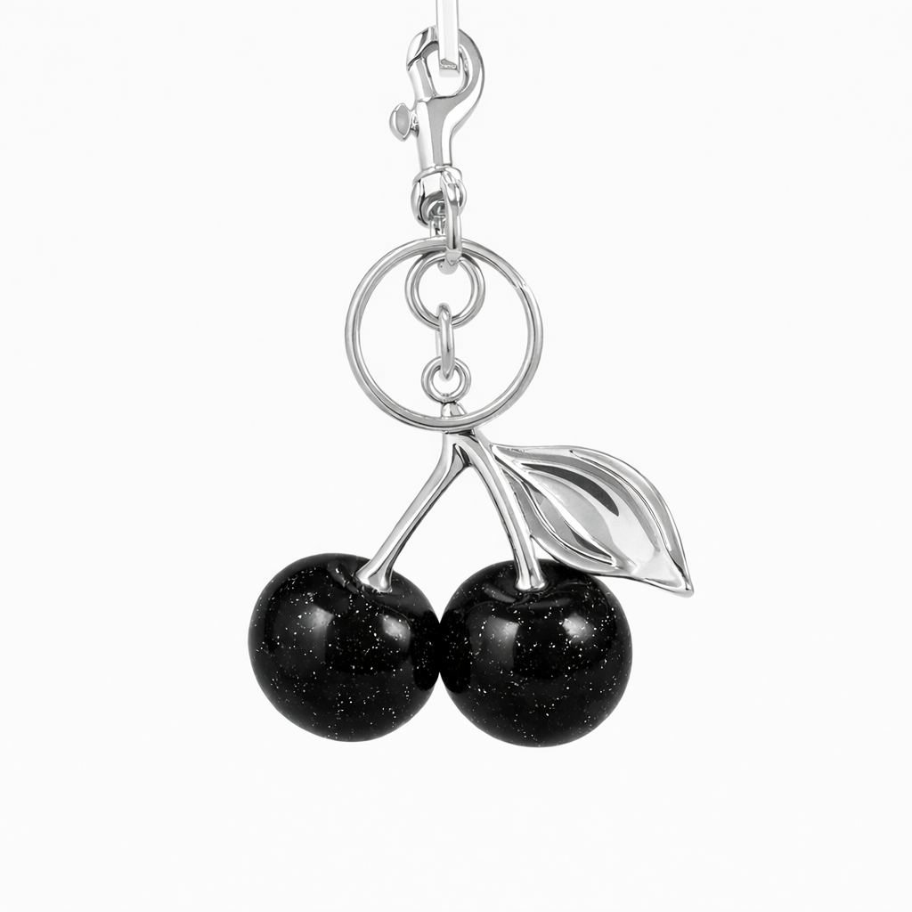 Black Cherry Bag Charm