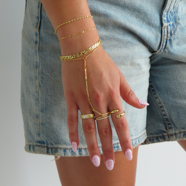 Bar Hand Chain – EVRYJEWELS