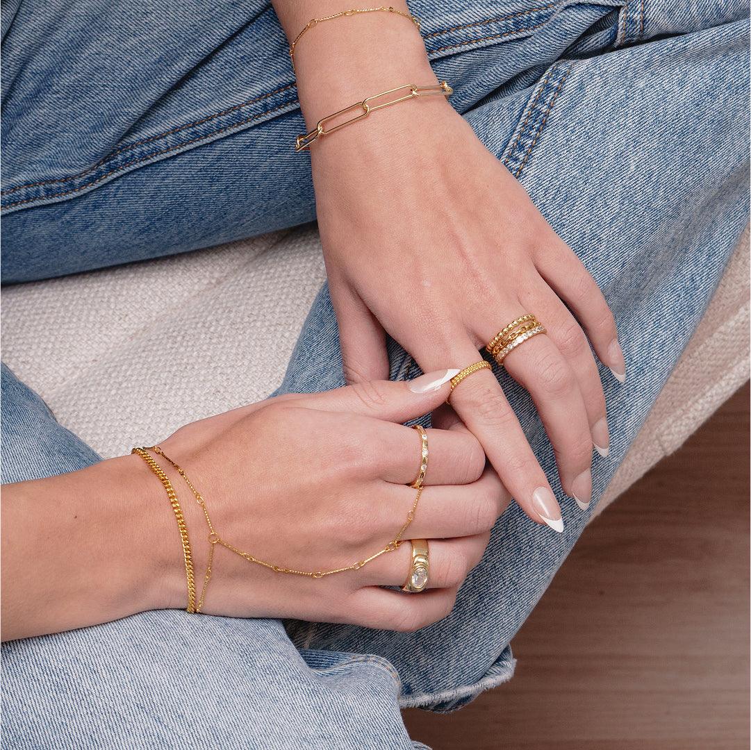 Bar Hand Chain - EVRYJEWELS