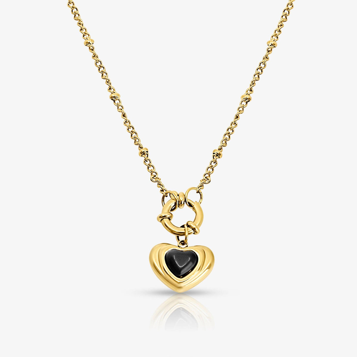 Midnight Heart Necklace - EVRYJEWELS