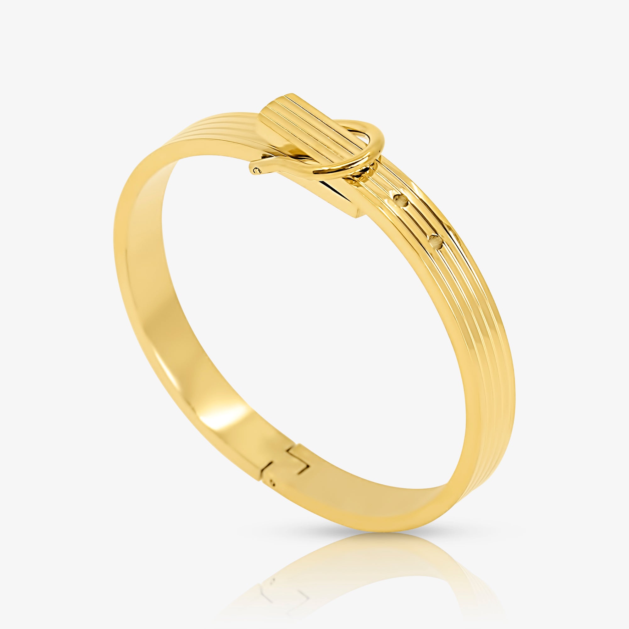 Buckle Up Babe Bangle - EVRYJEWELS
