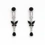 Boucles d’oreilles à clip Butterfly Kiss