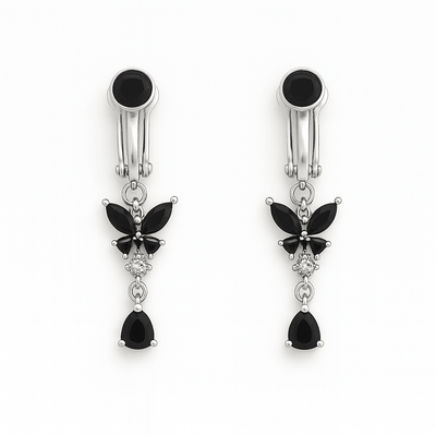 Butterfly Kiss Clip-On Earrings - EVRYJEWELS