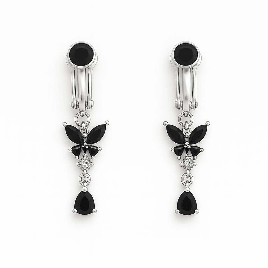 Butterfly Kiss Clip-On Earrings - EVRYJEWELS