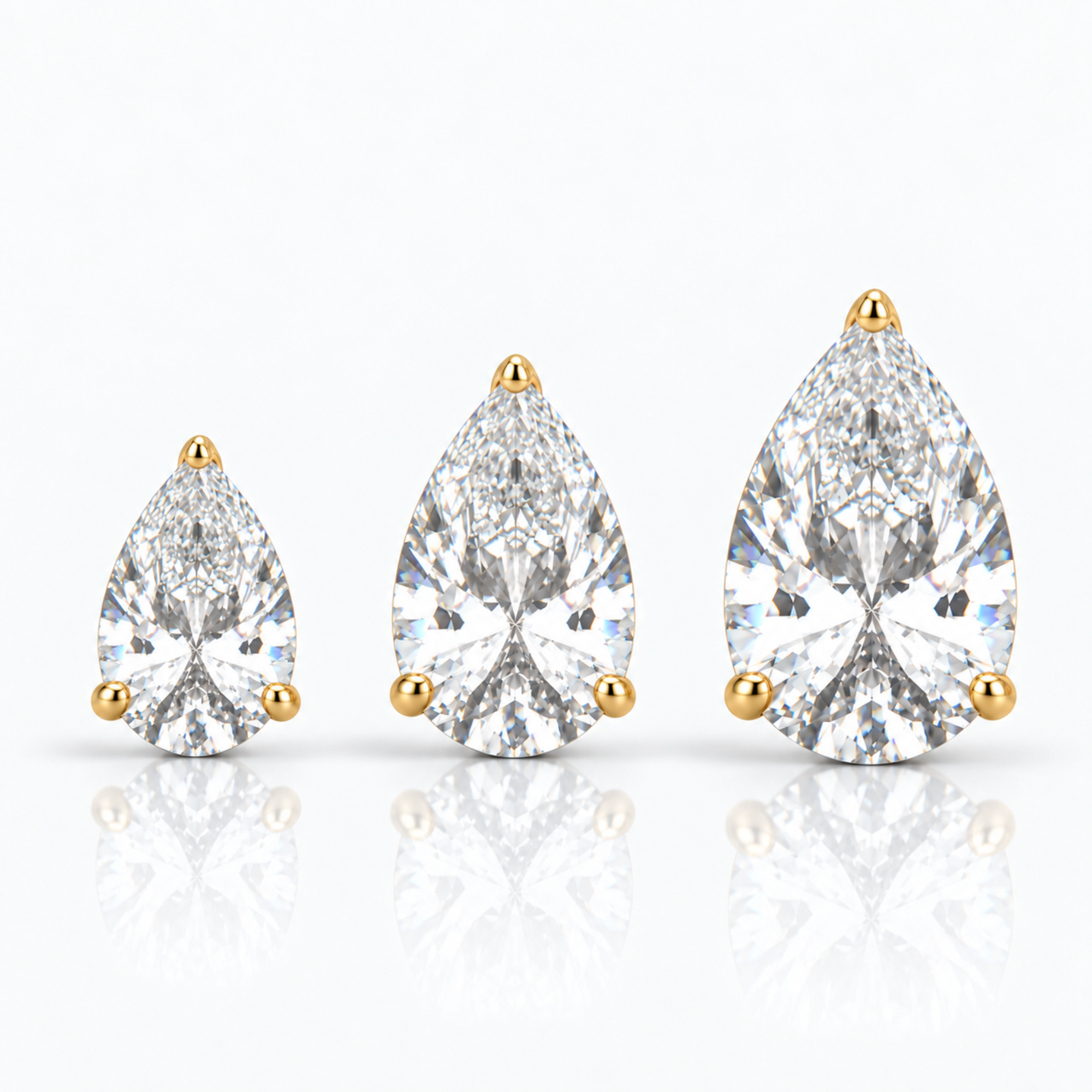 Calabasas Pear Cut Earrings - EVRYJEWELS
