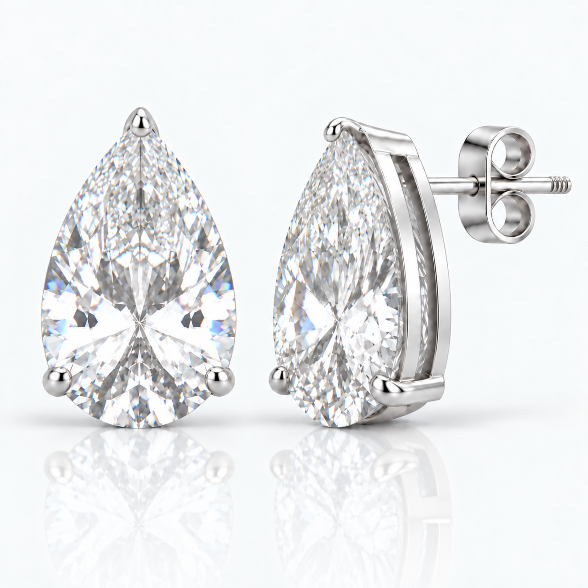 Calabasas Pear Cut Earrings - EVRYJEWELS