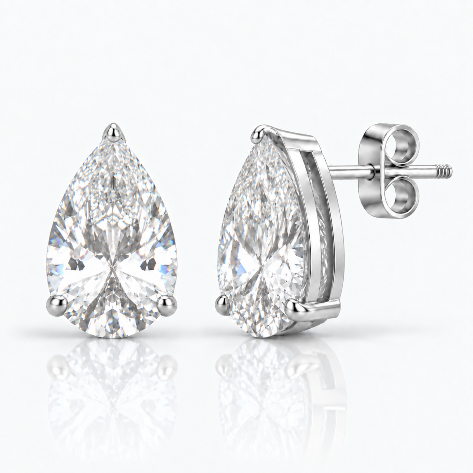 Calabasas Pear Cut Earrings - EVRYJEWELS