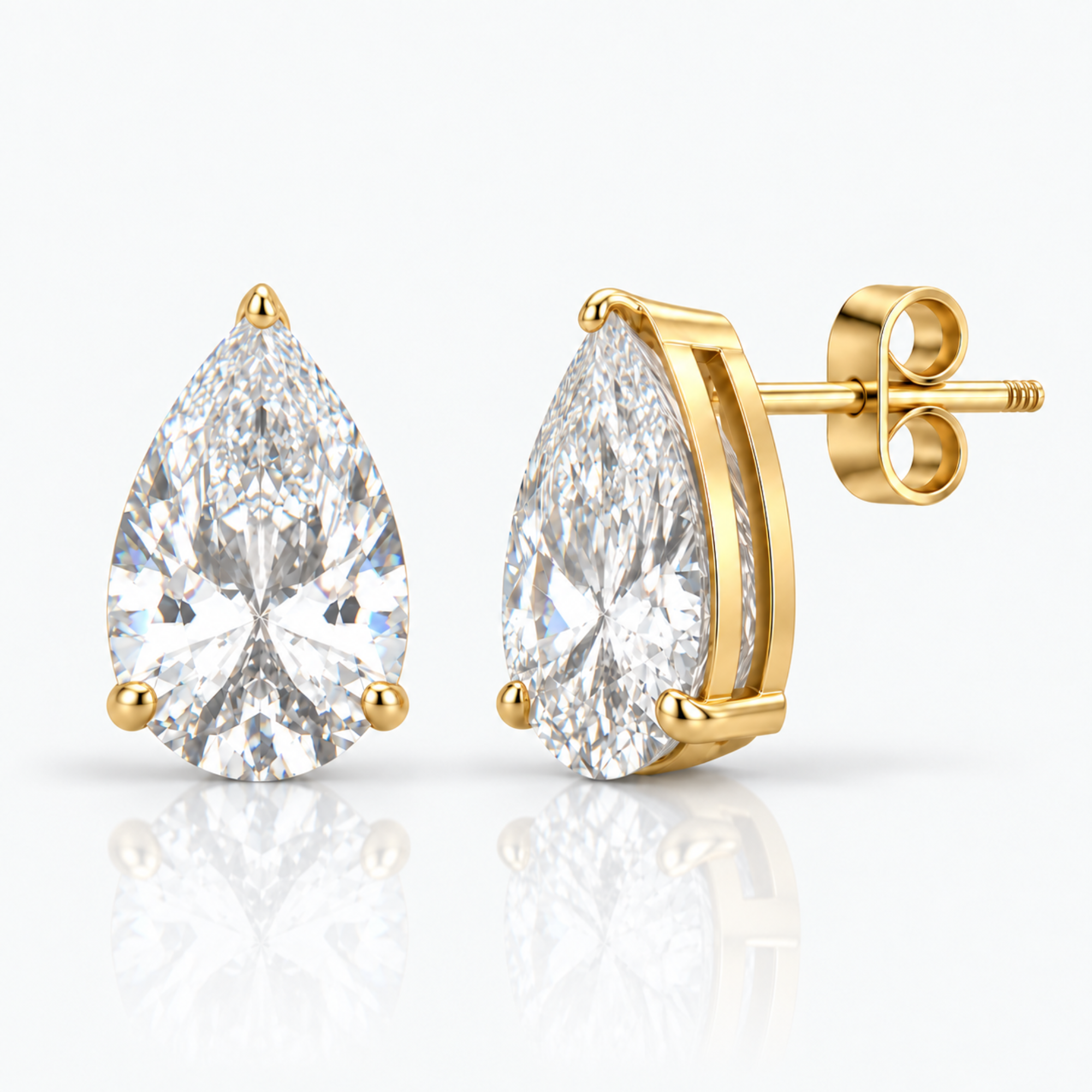 Calabasas Pear Cut Earrings - EVRYJEWELS