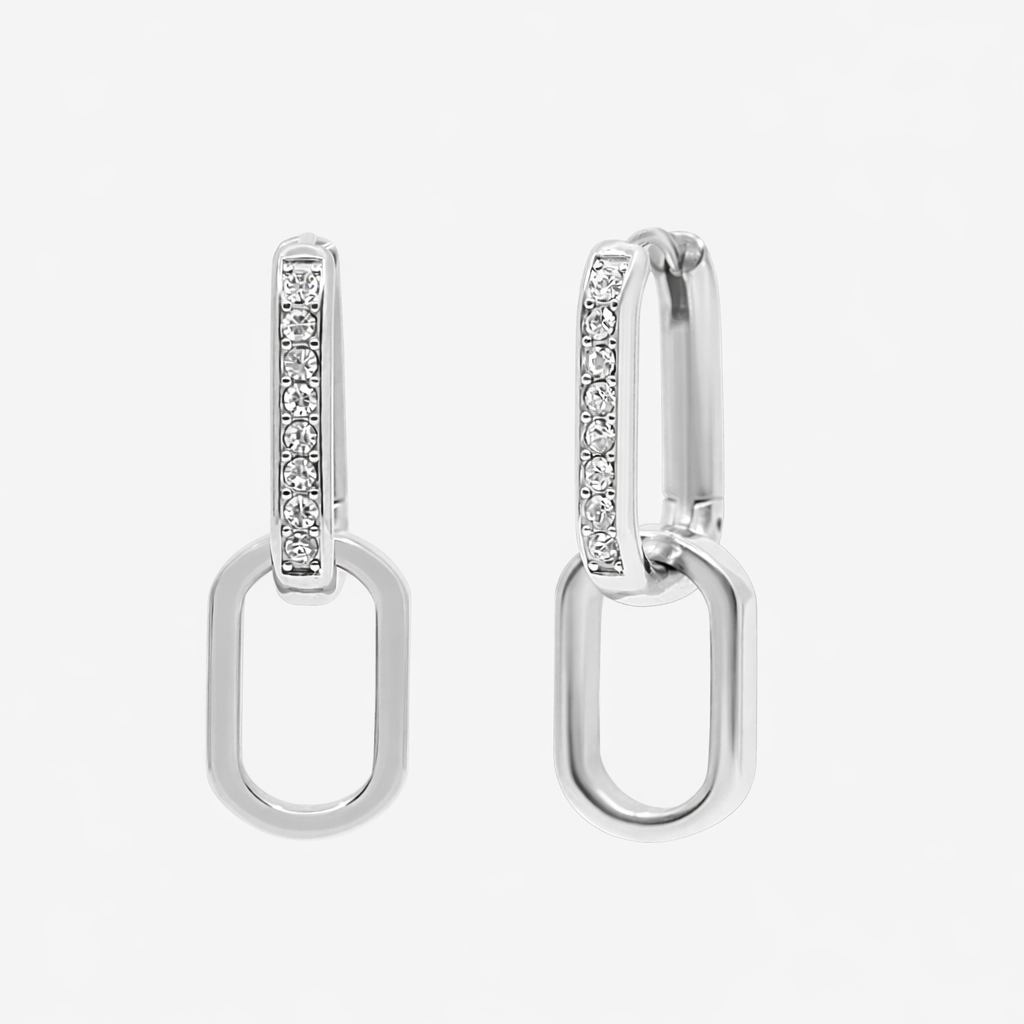 Boucles d'oreilles Chained Together