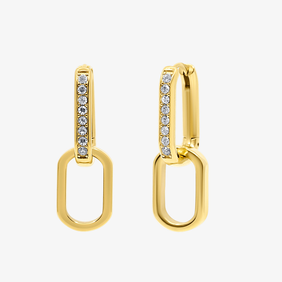 Boucles d'oreilles Chained Together