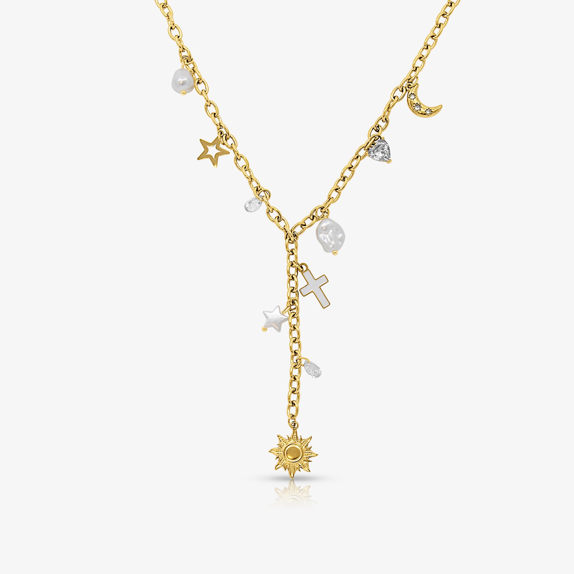 Wish Upon a Charm Lariat Necklace - EVRYJEWELS
