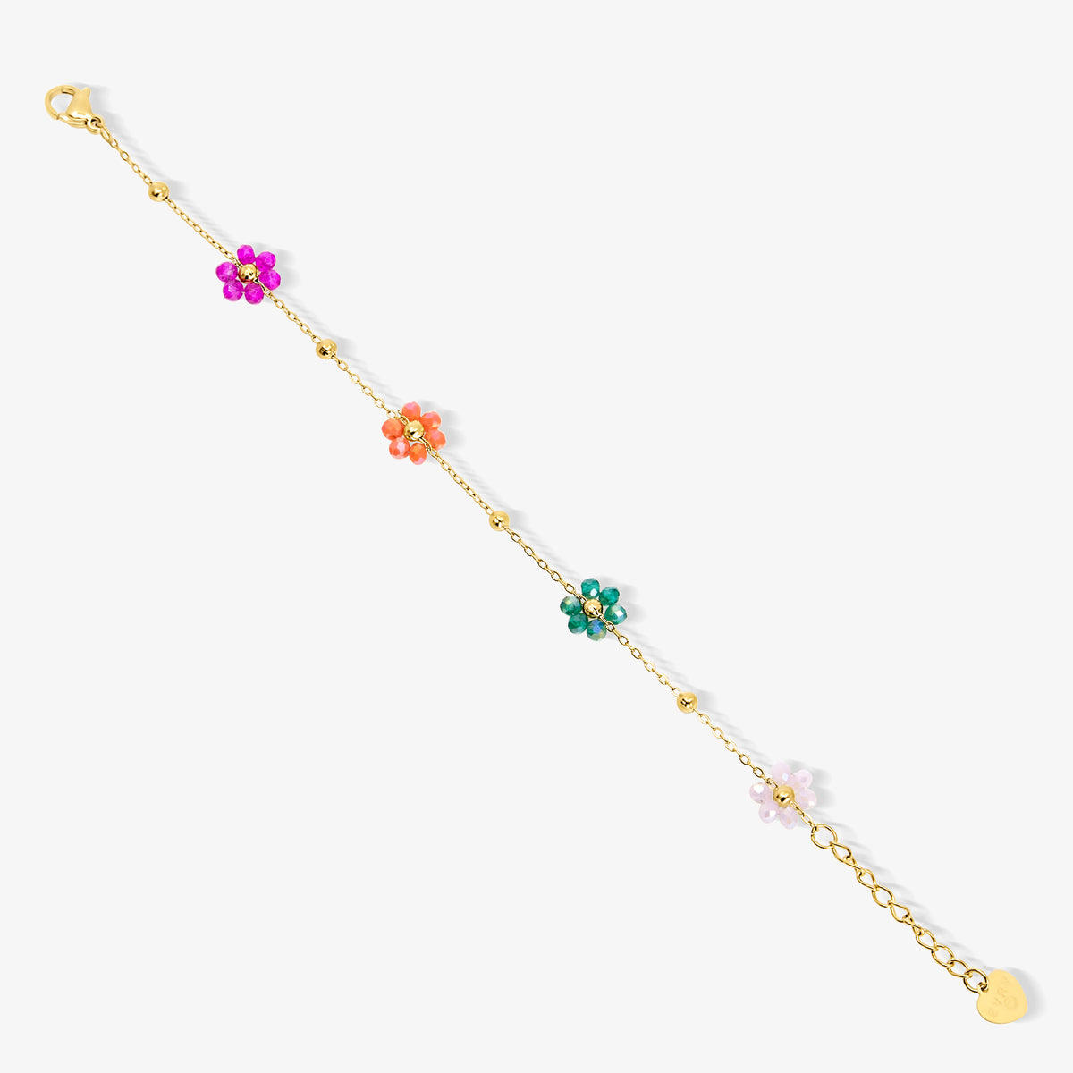 Daisy Pop Necklace & Bracelet 2 Piece Set - EVRYJEWELS