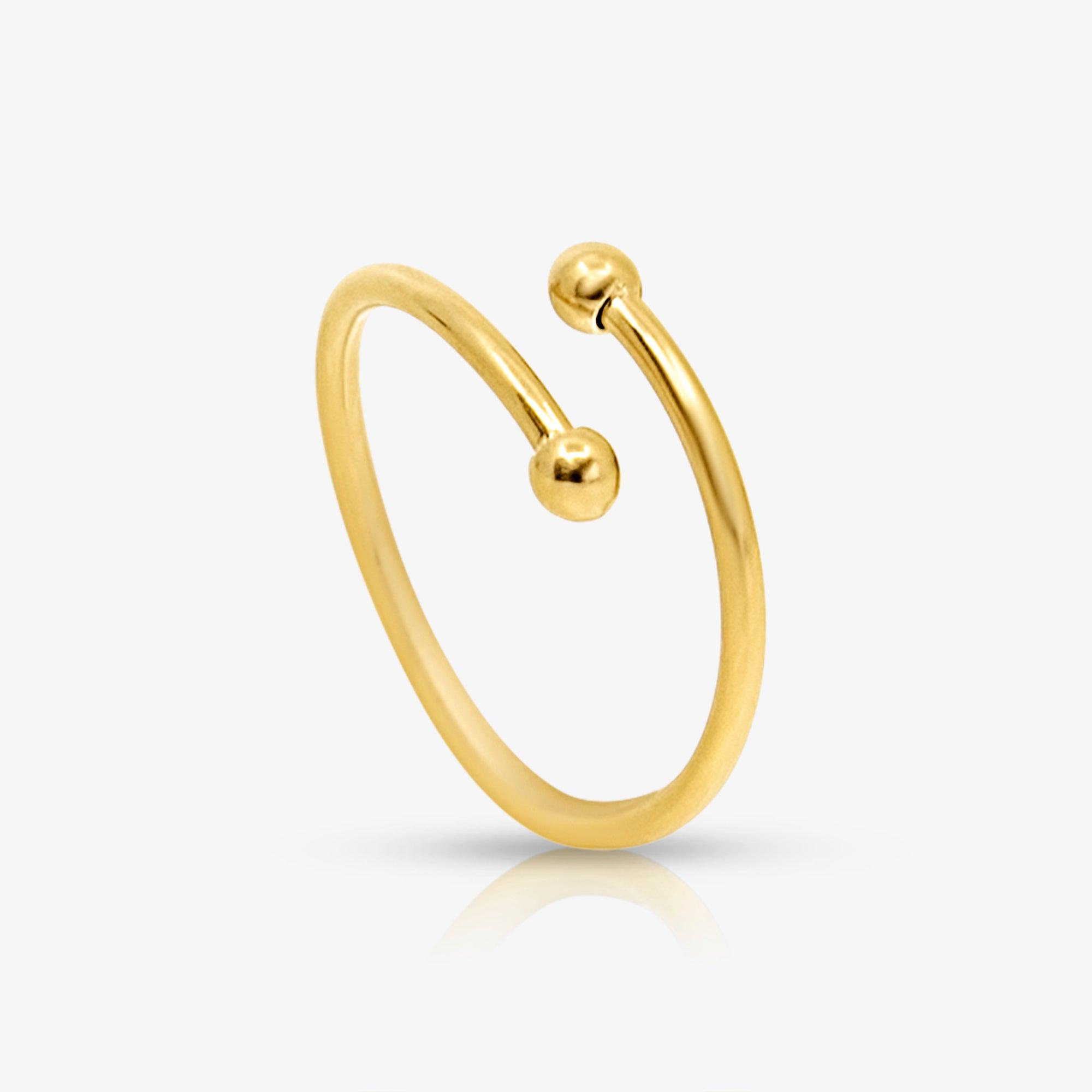 Cross Dot Ring - EVRYJEWELS