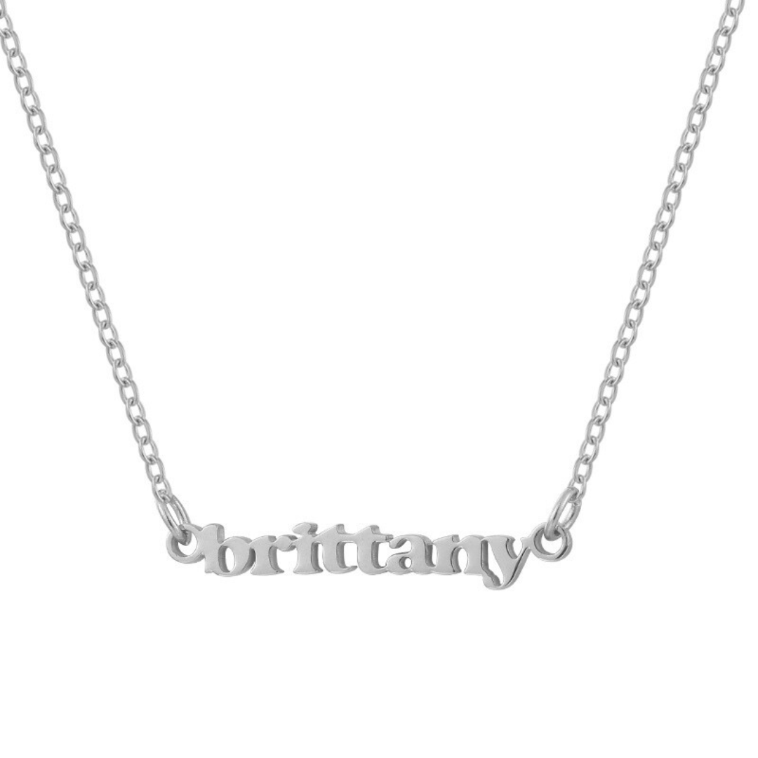 Custom/Personalized Mini Nameplate Necklace