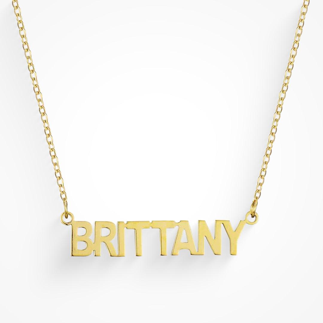 Custom Personalized Nameplate Necklace
