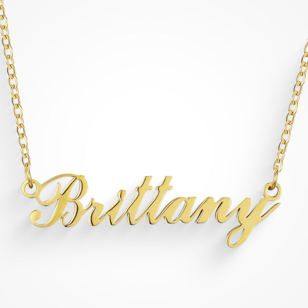 Custom Personalized Nameplate Necklace EVRYJEWELS