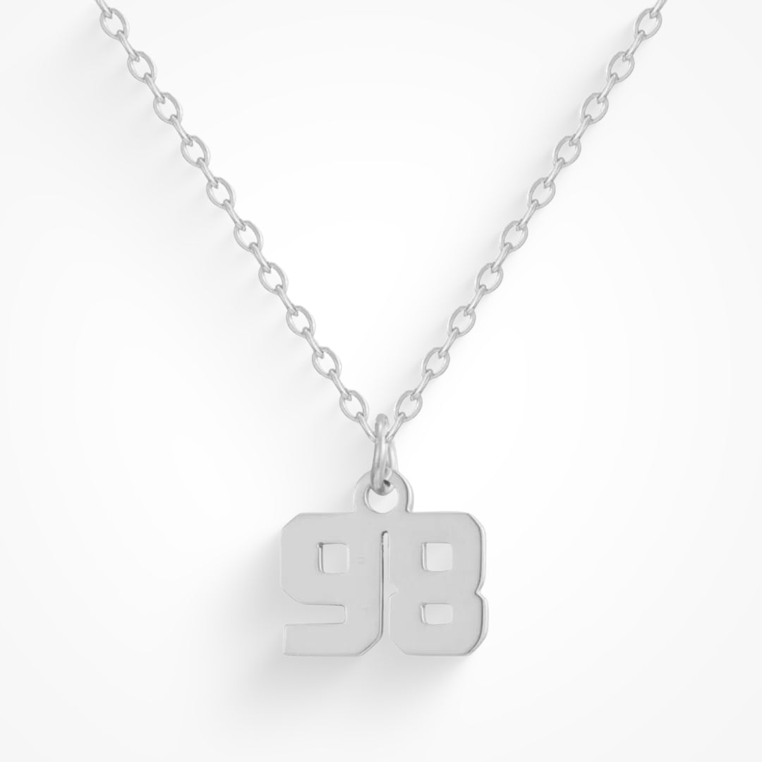 Custom/Personalized Number Pendant Necklace