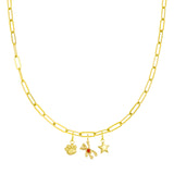 Cutie Collective Charm Bundle Necklace - EVRYJEWELS