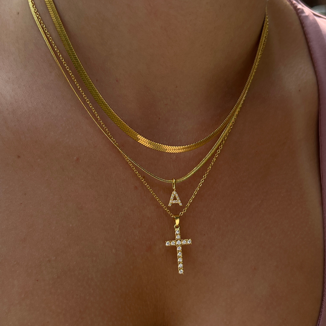 Double Cross Me Necklace– EVRYJEWELS