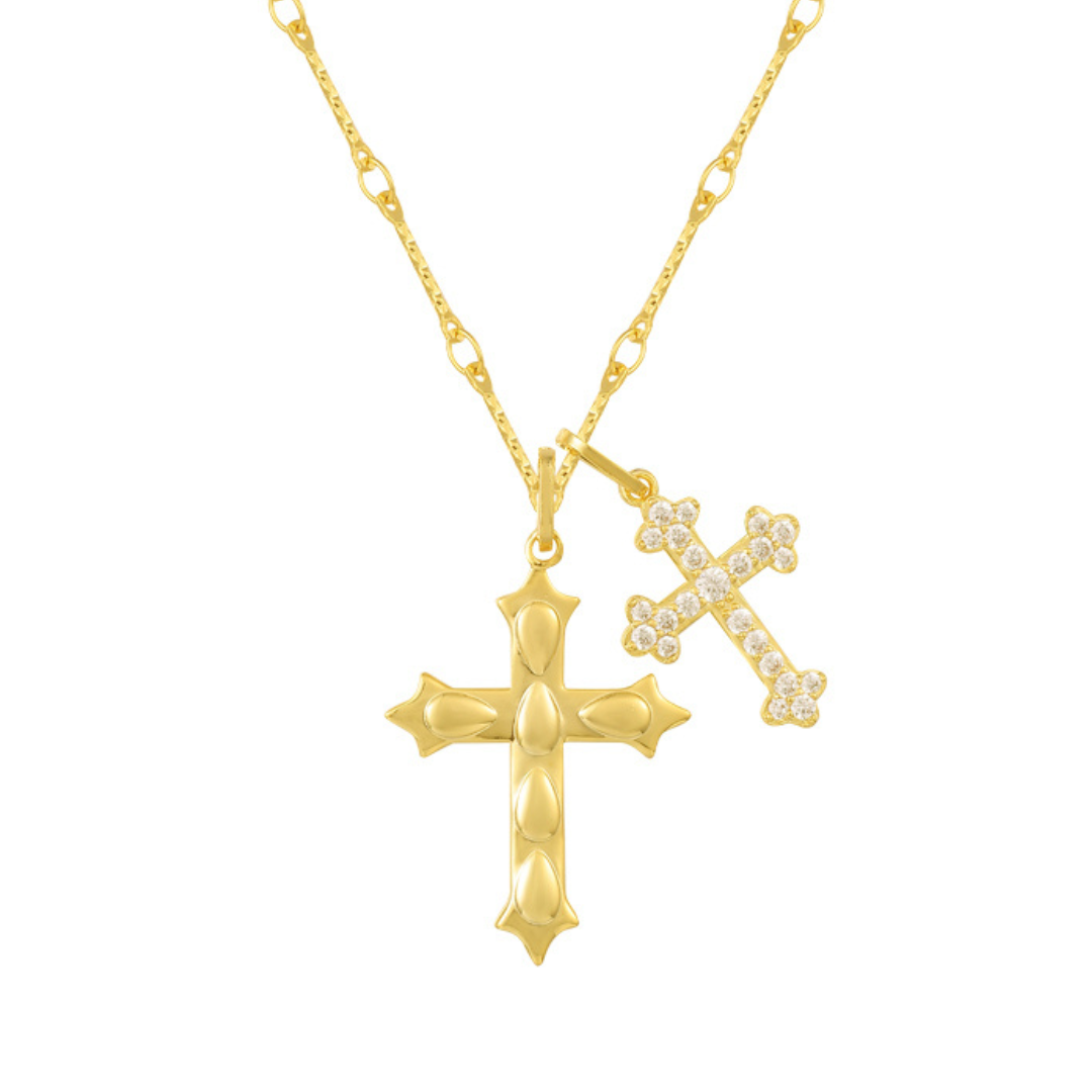 Our best seller: Double Cross Me Necklace 🤩 - YouTube