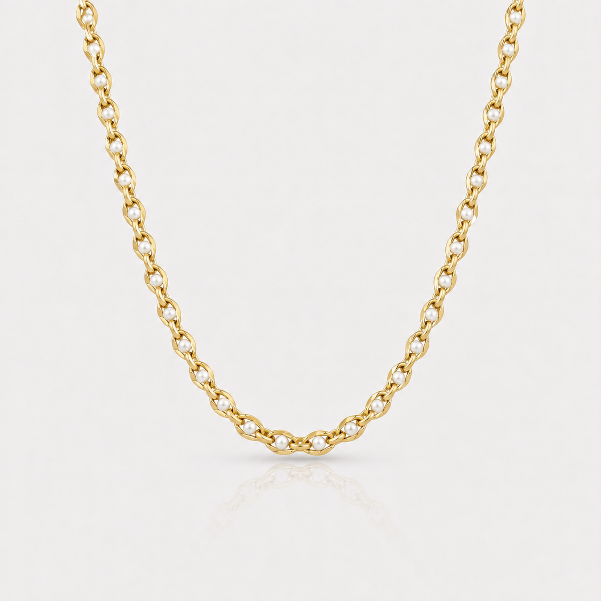 Collier Dripping in Pearls