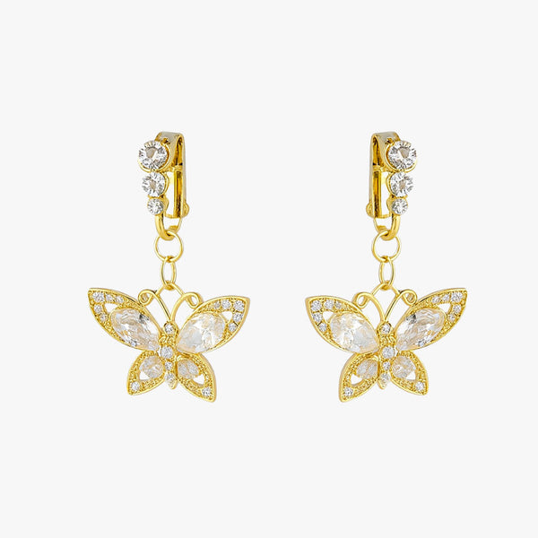 Butterfly Babe Clip-On Earrings