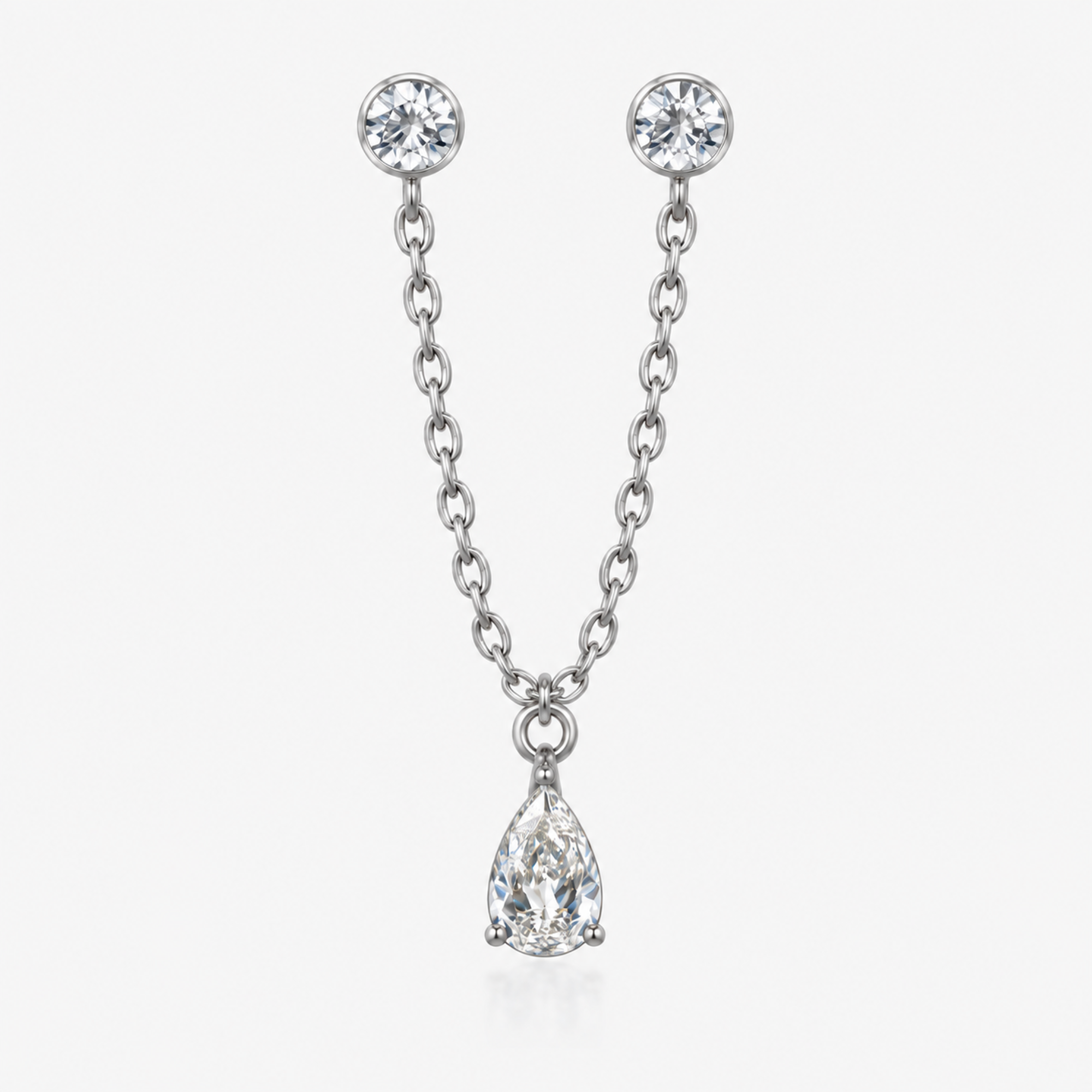 Glow Drop Stud Earring - EVRYJEWELS
