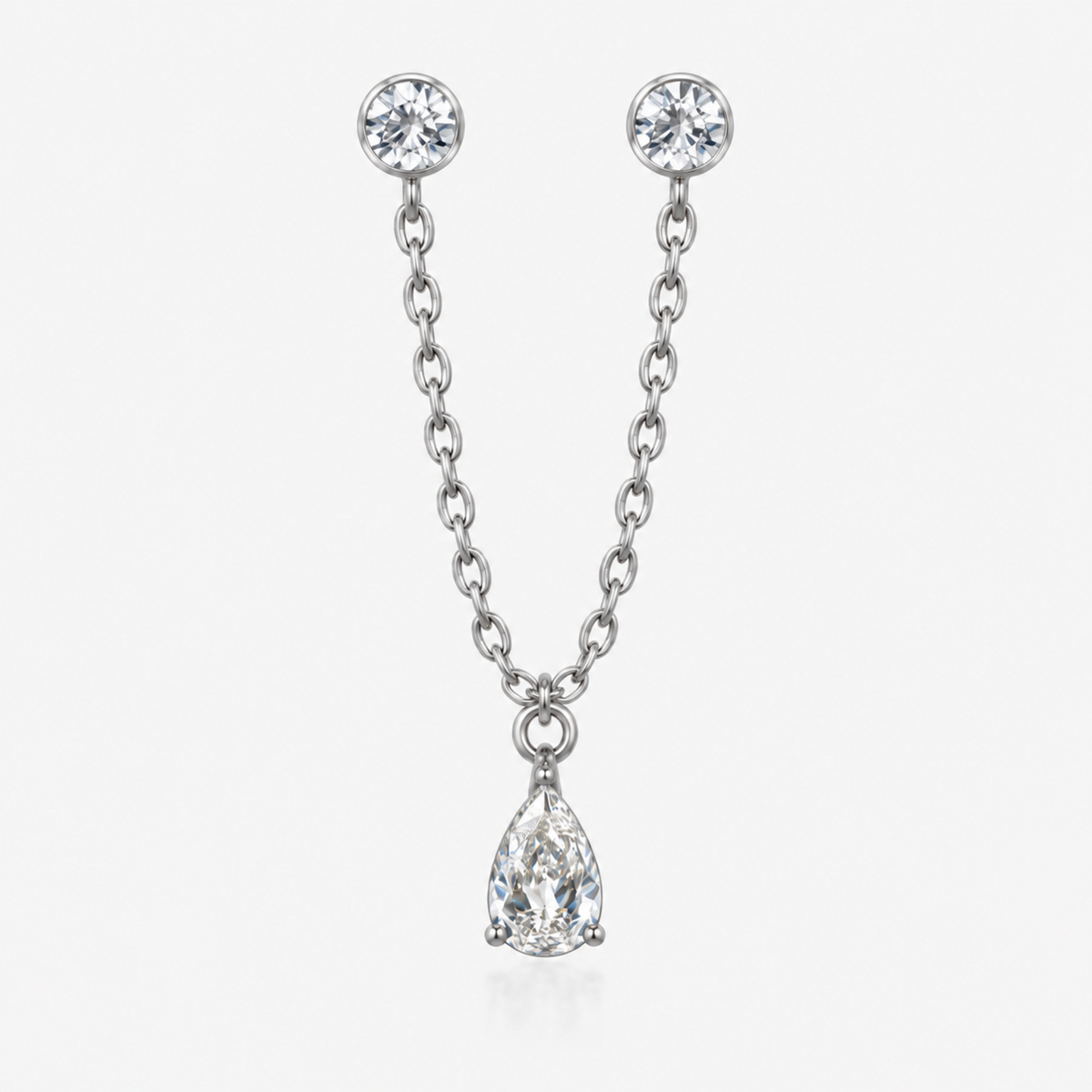 Glow Drop Stud Earring - EVRYJEWELS