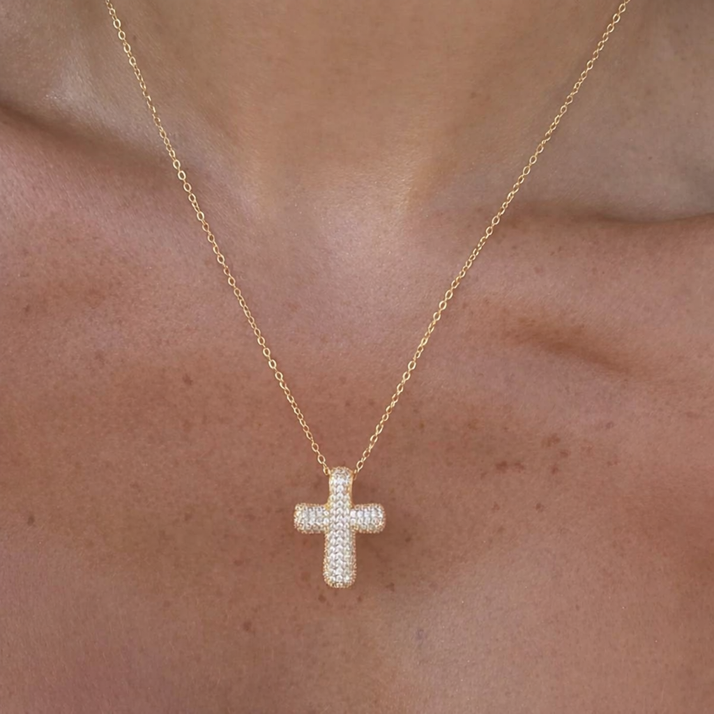Forever Blessed Cross Necklace - EVRYJEWELS