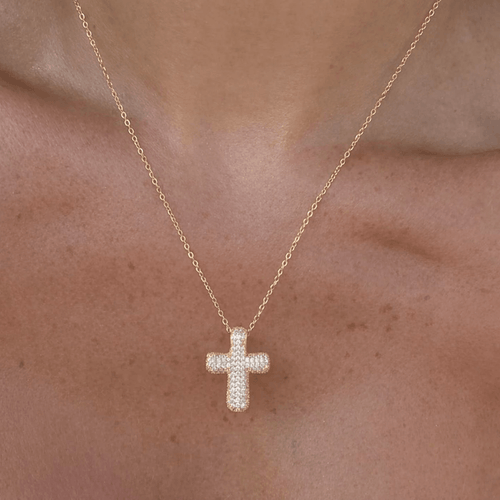 Forever Blessed Cross Necklace - EVRYJEWELS