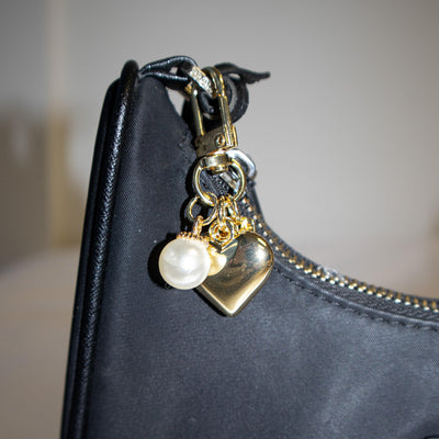 Girly & Pearly Bag Charm - EVRYJEWELS