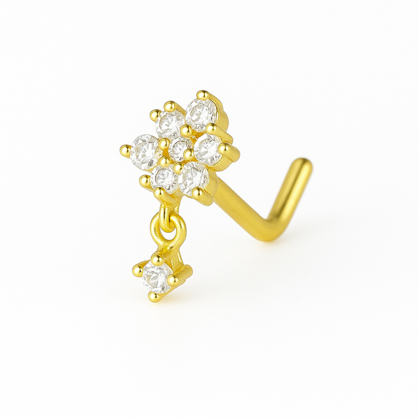 Glow Bloom Nose Ring