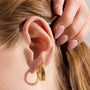 Golden Hoop Earrings - EVRYJEWELS