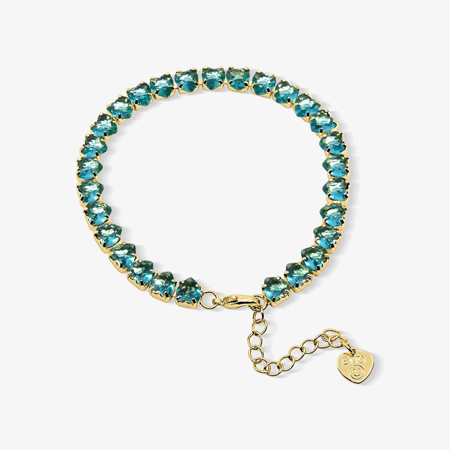 Fergie Heart Tennis Bracelet - EVRYJEWELS