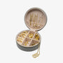 Round Velvet Travel Jewelry Case - EVRYJEWELS