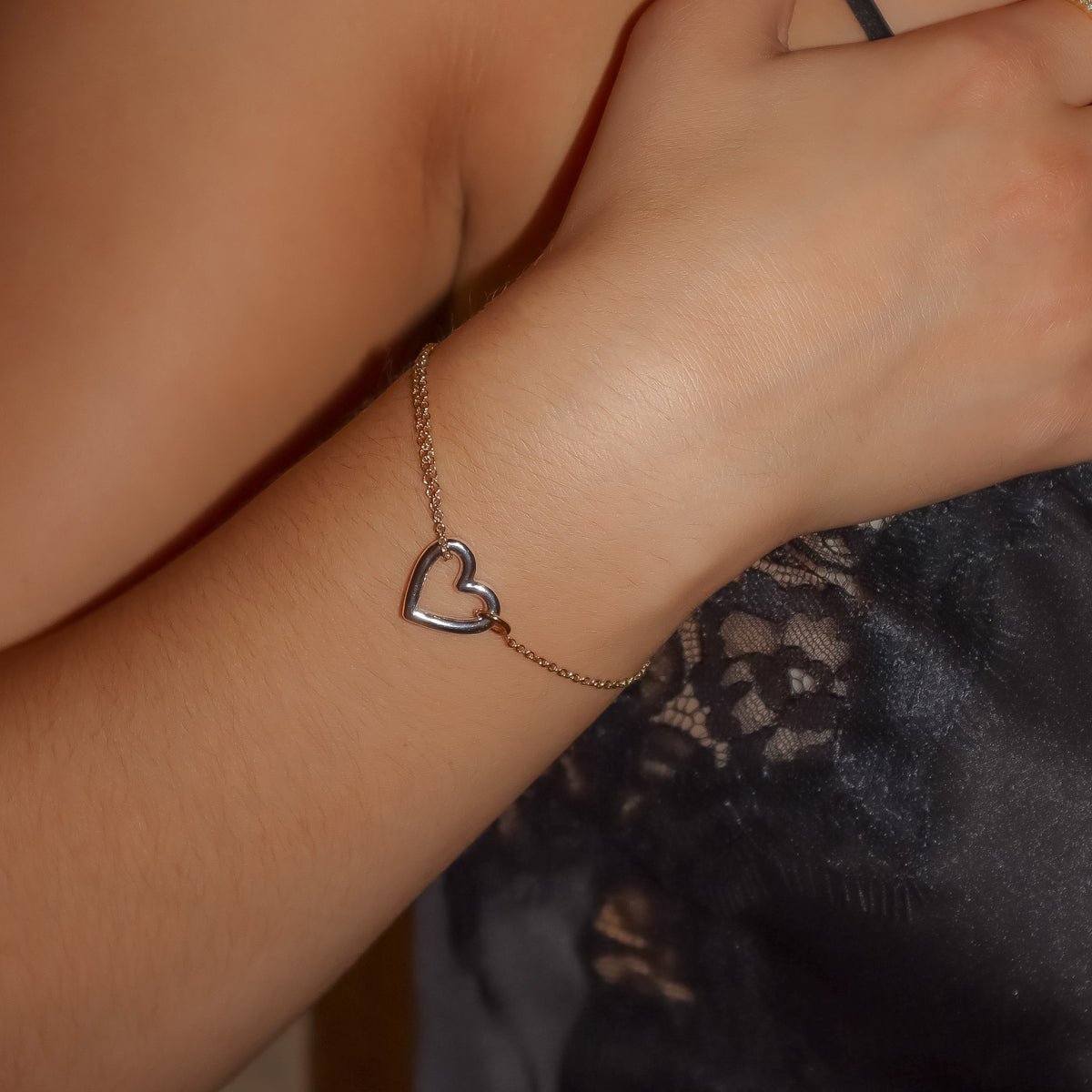 Heartlink Bracelet - EVRYJEWELS