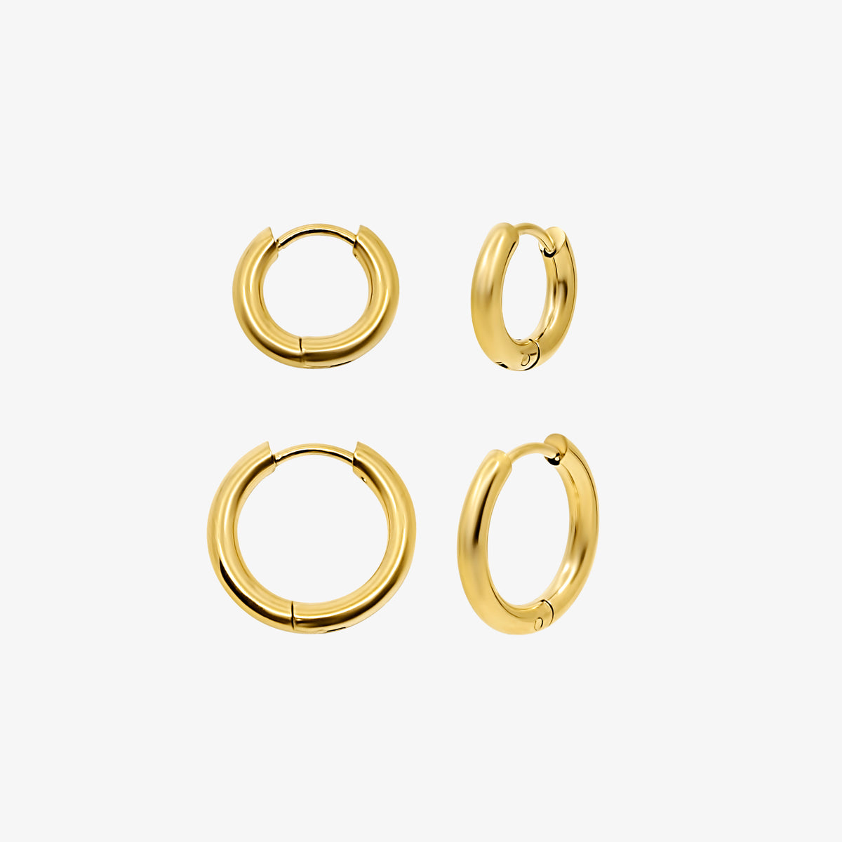 Ensemble de boucles d’oreilles anneaux Evryday