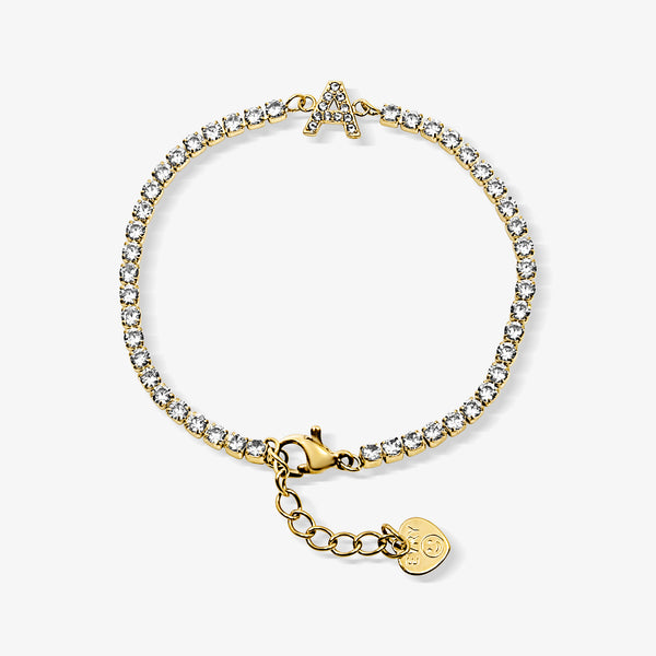 Bracelet Icy Initial Tennis