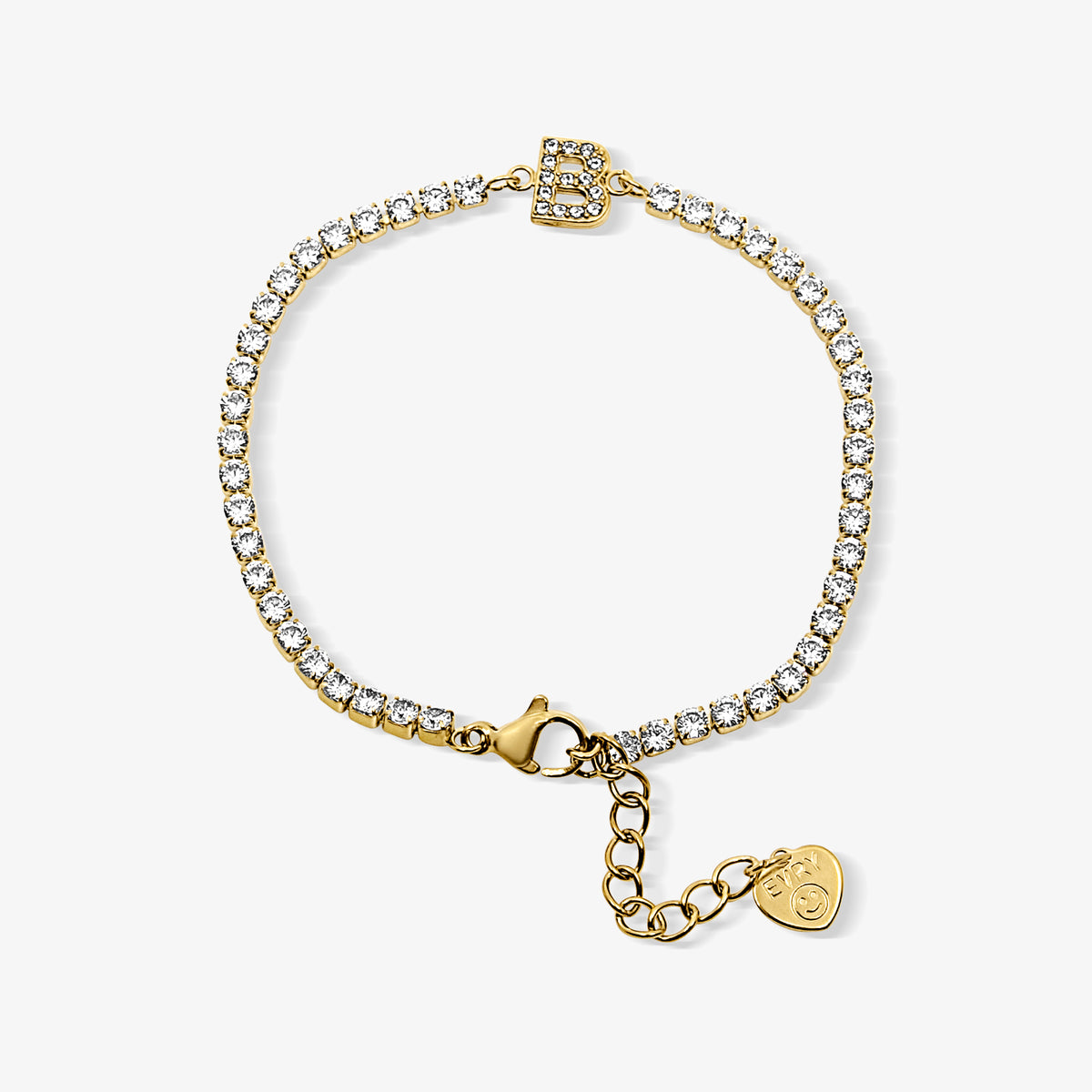 Bracelet Icy Initial Tennis