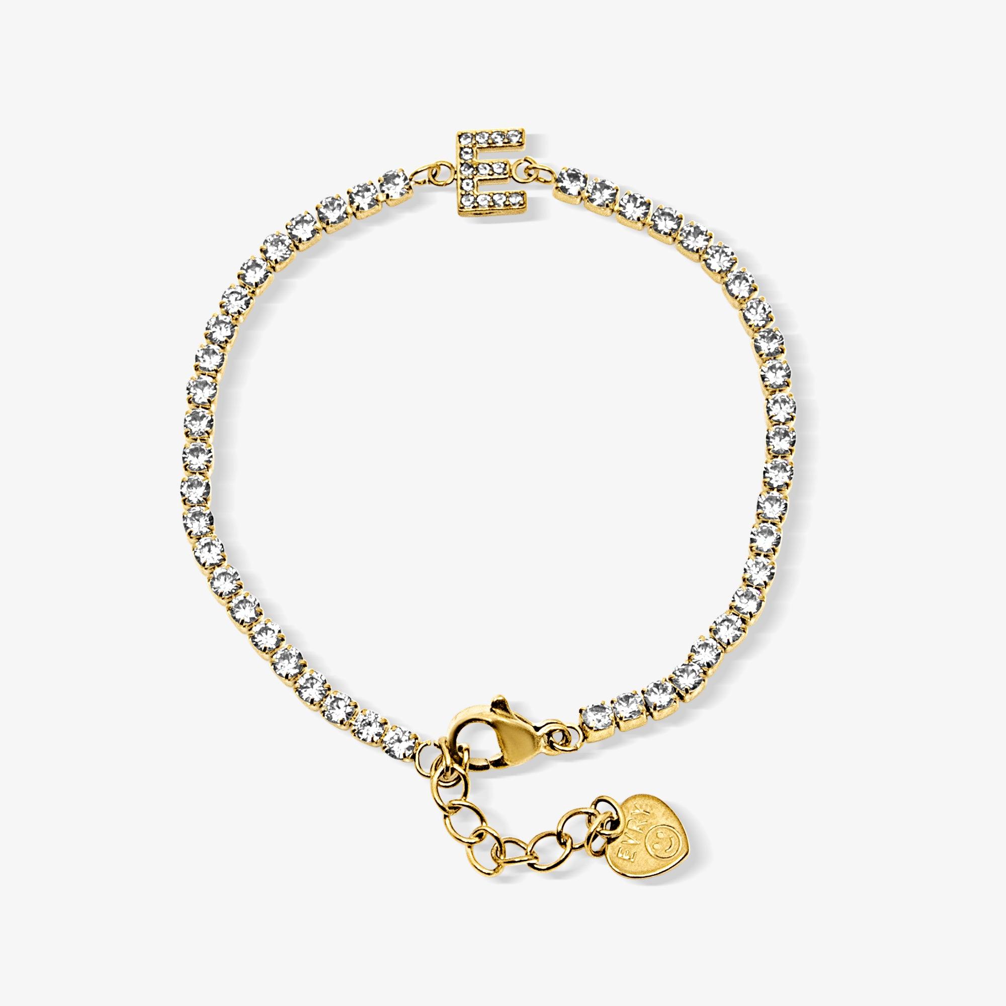 Icy Initial Tennis Bracelet - EVRYJEWELS