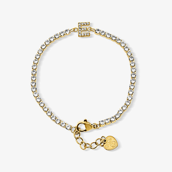 Bracelet Icy Initial Tennis