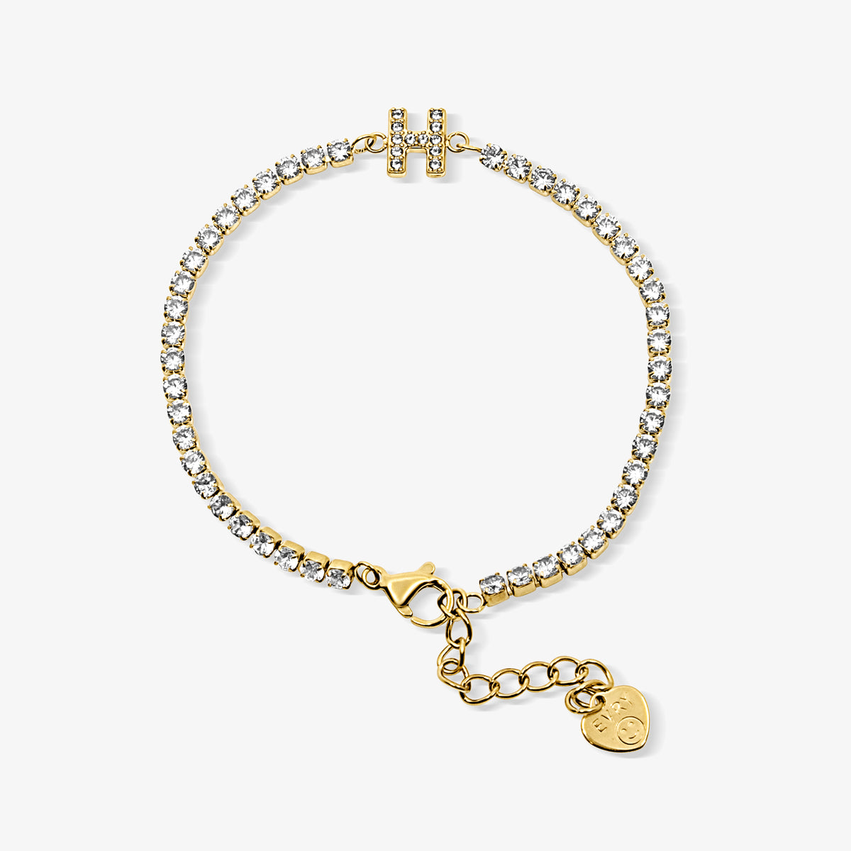 Bracelet Icy Initial Tennis