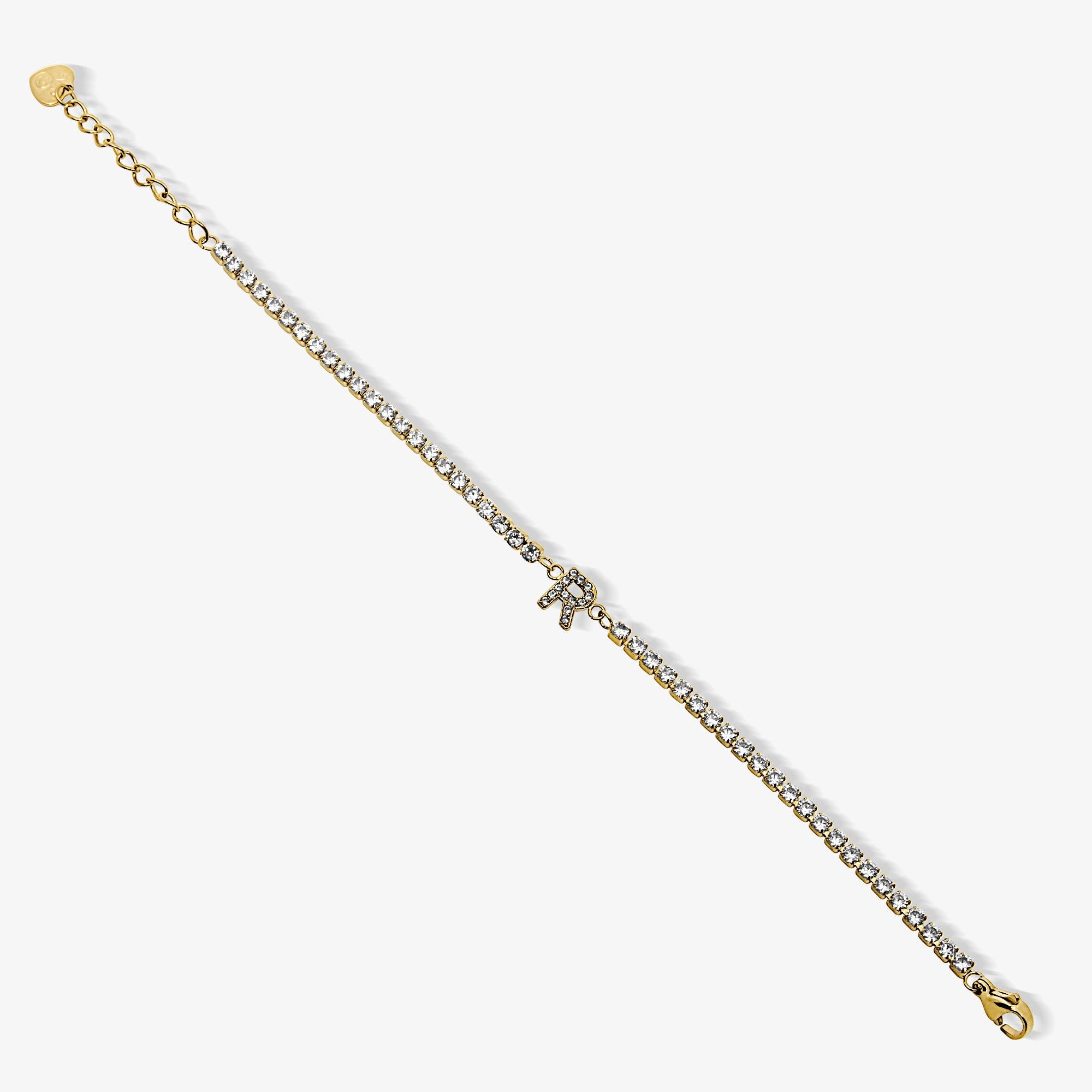 Icy Initial Tennis Bracelet - EVRYJEWELS