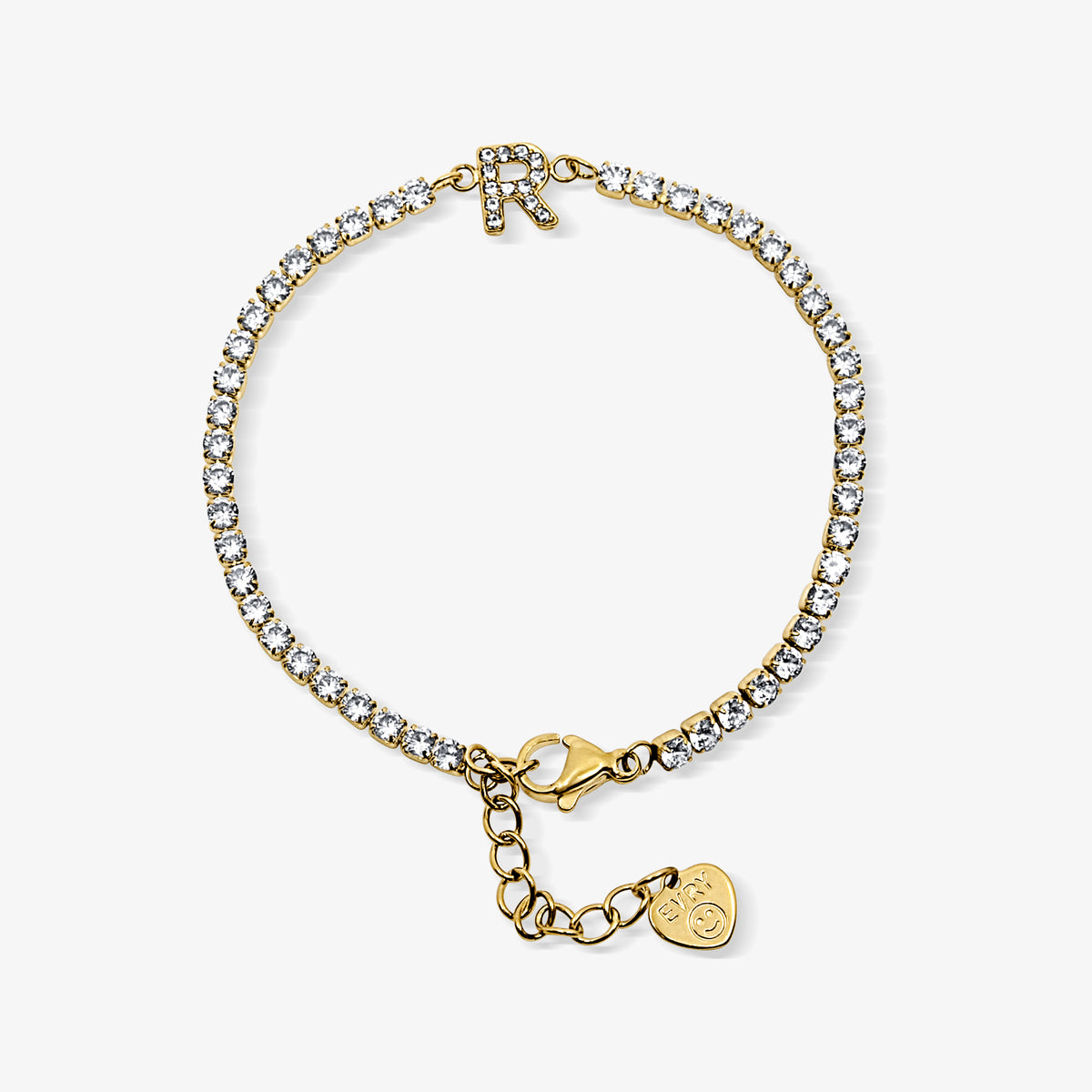 Bracelet Icy Initial Tennis