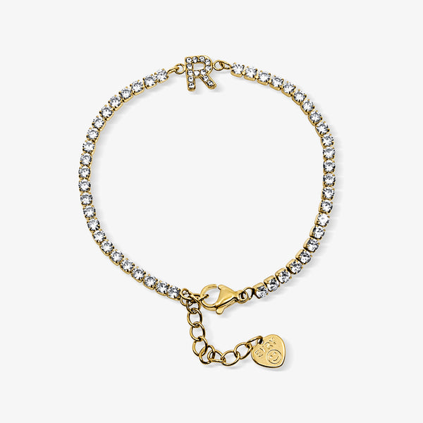 Bracelet Icy Initial Tennis