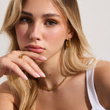 Rounded Square Hoop Earrings - EVRYJEWELS